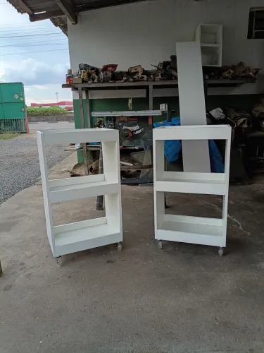 Carrinho Auxiliar de MDF Grande 160$