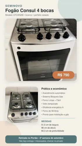 Fogão Consul Semi novo
