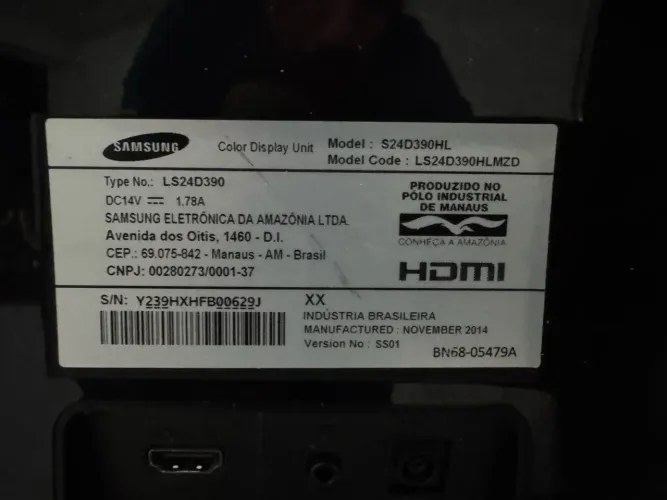 Vendo Monitor Samsung