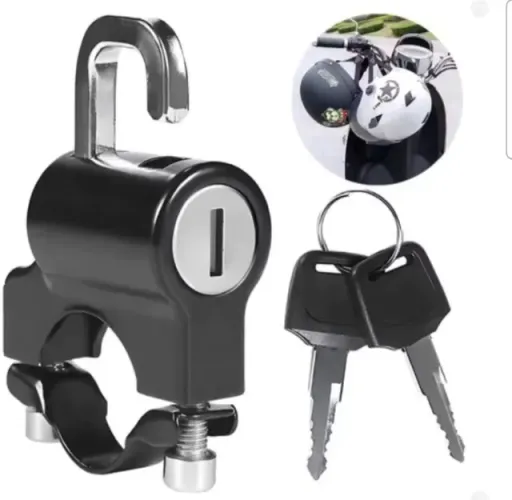Cadeado Para trancar Capacete Bike Elétrica, Moto, Bicicleta