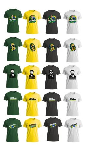 CAMISA FLÁVIO BOLSONARO - a partir de 5 unidades sai 28,00