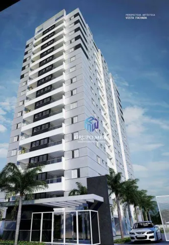 Apartamento com 3 dormitórios para alugar, 67 m² por R$ 3.820/mês - Golden House Residenci
