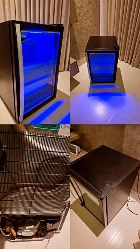 Cervejeira Venax Blue Light 82 Litros Porta de Vidro - Excelente Estado
