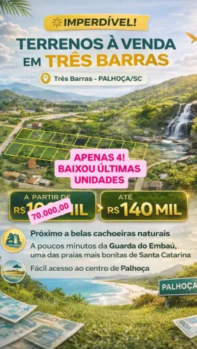 TERRENOS E CASA PALHOÇA