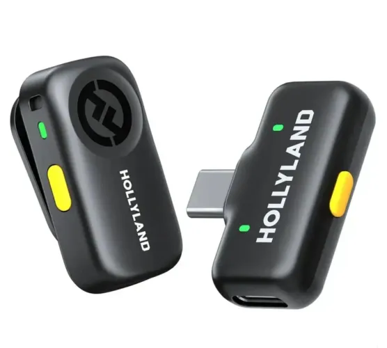 Hollyland Lark A2 microfone sem fio único USB-C 1tx + 1rx 200m para vlog