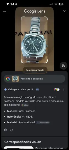 Relógio Gucci Phantheon 