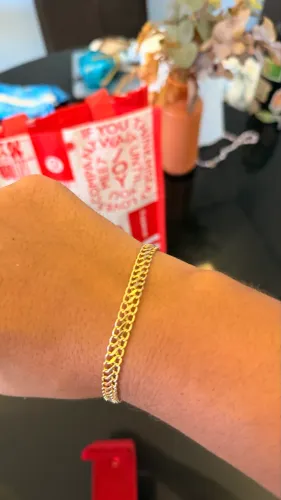 Pulseira lacraia ouro 18K