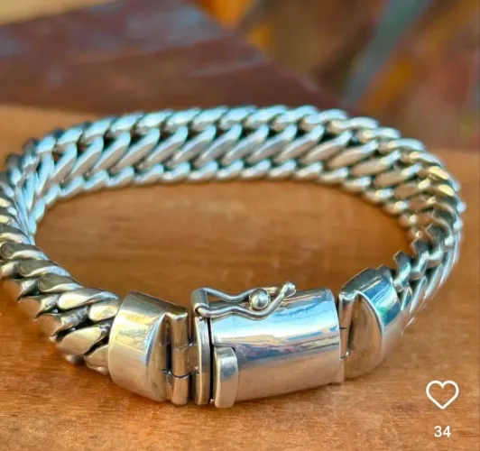 Pulseira Prata Bali