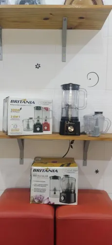 Multiprocessador 2 e 1 Compacto Britânia BMP950 Plus - Multiprocessador de alimentos