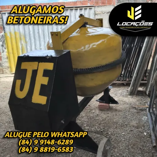 Aluguel de betoneiras no precinho!