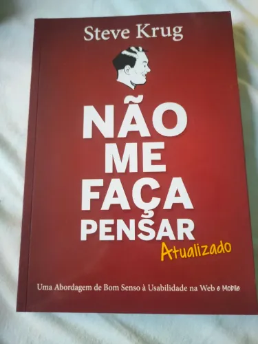 Livro Não me faça pensar de Steve Krug