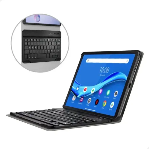 Tablet 10.1 Android 13 6gb 128gb Dual Chip + Teclado E Canet