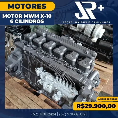 Motor MWM X-10 6 Cilindros bomba injetora