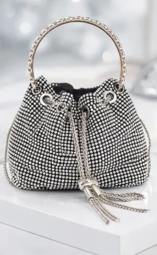 Bolsa saco brilhante