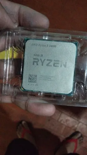 Vendo processador ryzen 5 3400g, já com vídeo integrado, leia a descrição abaixo