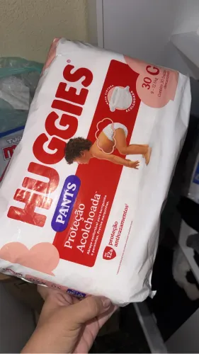 Fralda Huggies pants 30 unidades tamanho G 