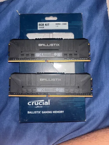 Memória Ram DDR4 Crucial Ballistix 8gb (2x4gb) 2400mhz Kit