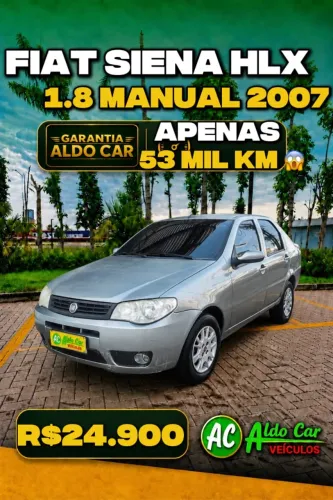 Fiat Siena HLX 1.8 MPI Flex 8V 4P 2007