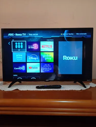 TV 32" AOC Google TV Roku