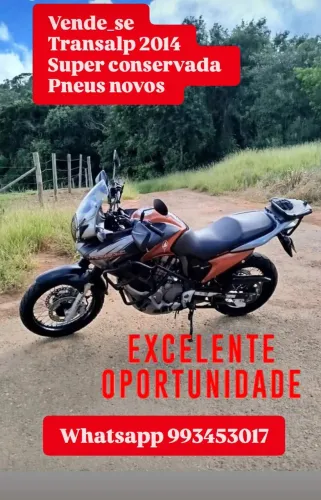 Vendo moto transalp 2014