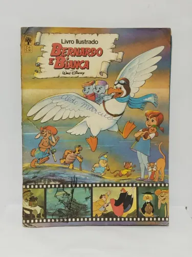 Álbum de Figurinhas Bernardo e Bianca Walt Disney