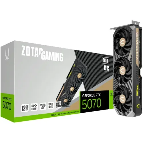 RTX 5070 12GB ZOTAC SOLID - nova, lacrada!