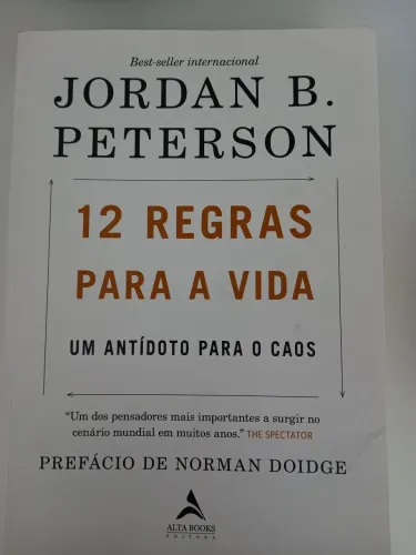 Livro 12 Regras para a vida - Jordan B. Peterson