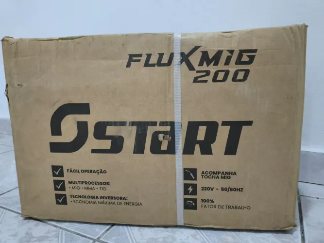 Máquina de solda mig Start 200 + kit com 4 arames de solda