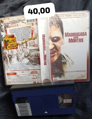 VHS Madrugada dos Mortos (leve mofo)