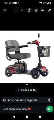 Vendo ou troco cadeira Scott s por uma tv smsrt ou célular