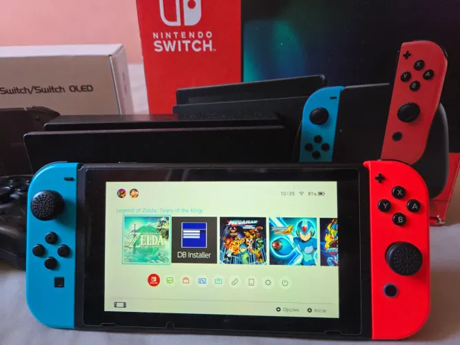 Switch desbloqueado 512 gb