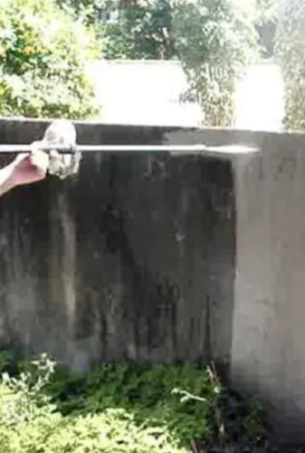 Lavagem no jato de Alta pressão