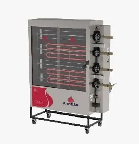 FORNO IND PR-621E ELÉTRICA 4 ESPETO
