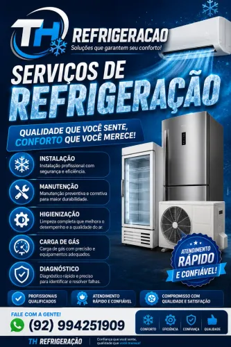 Serviços de Refrigeração, Ar Condicionado, Geladeira