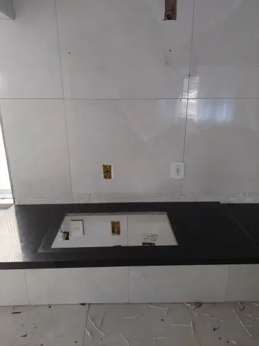 Bancada de granito para cooktop 5 bocas