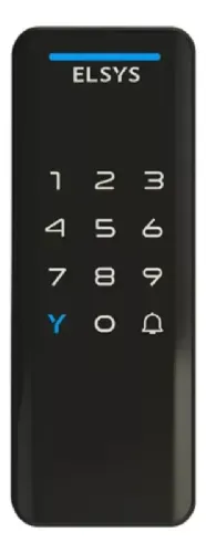 Fechadura Digital De Sobrepor Vertical Pop Esf-ds1100v Elsys Preta