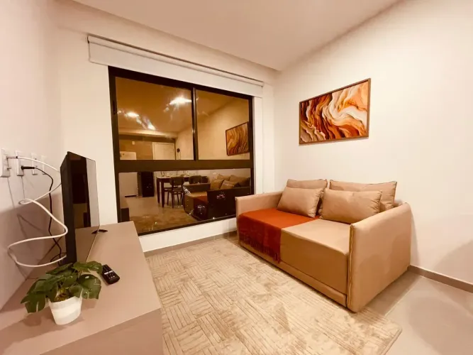 Boa Vista, 38m² - 1 quarto 100% mobiliado - Primeira Locação