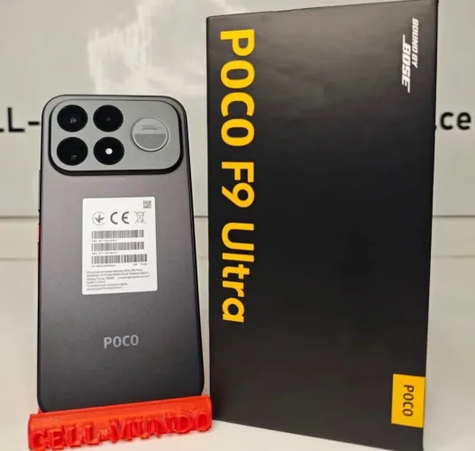Celular Xiaomi Poco F9 Ultra 5G NFC 16GB RAM 512GB Armazenamento Preto Lacrado