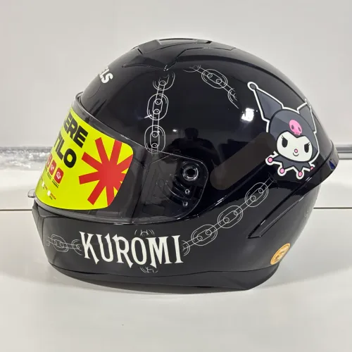 Capacete Peels Spike 2 Kuromi Chain - Preto e Pink 56