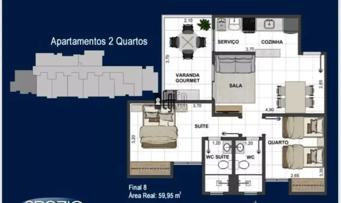 Imóvel para venda tem 136 metros quadrados com 3 quartos em São Mateus - Juiz de Fora - MG