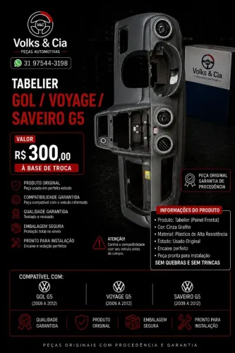 TABELIER MODELO VW G5 (GOL/SAVEIRO/VOYAGE )