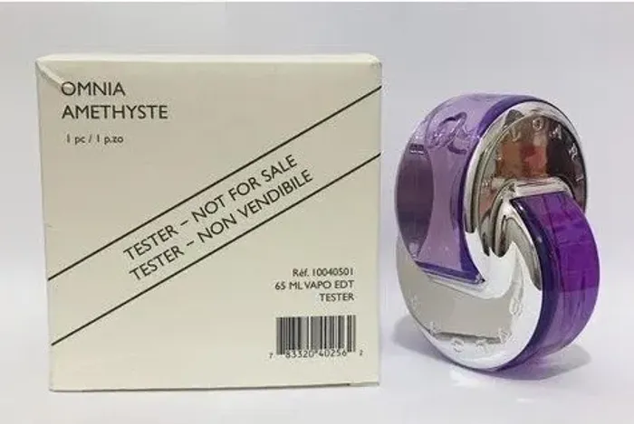 bvlgari omnia amethyste edt fem 65ml tester