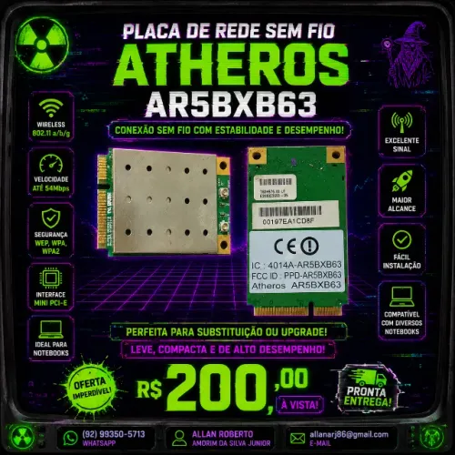 PLACA DE REDE