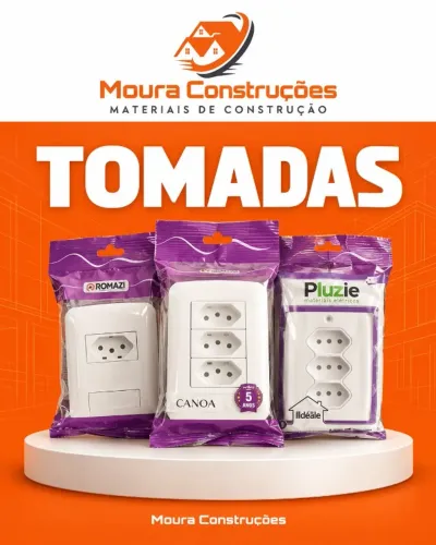 Tomadas e Conjuntos Elétricos Romazi Canoa Pluzie