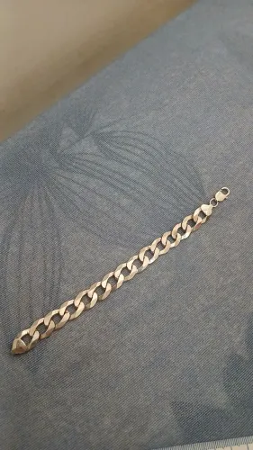 Pulseira prata 925. 20cm/12mm