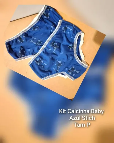 Kit de Calcinha Baby Infantil