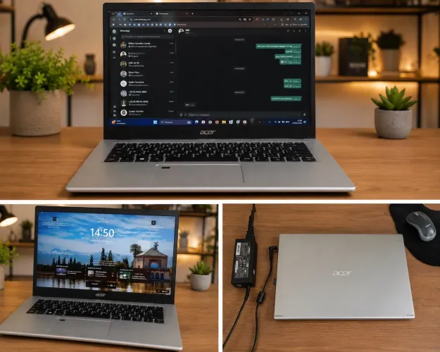 Notebook Acer aspire - Intel core i5 11Ger/ 256GB/ 8GB DDR4/ Placa de vídeo Nvidia 2GB