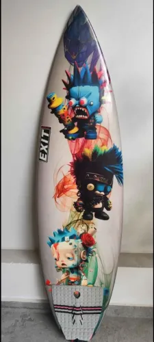 Prancha de surf - desenho 3D