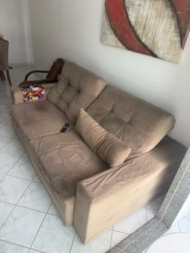 Sofá cama reclinável