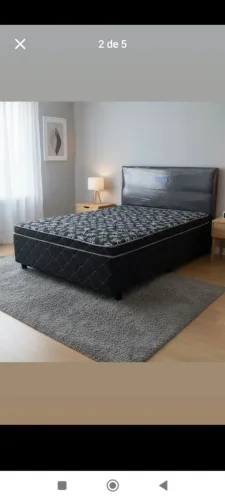 Cama Box Casal Aclopada 15 Centímetros de Espuma D28 R$699*99 